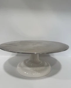 Cake Decorating Stand Vtg, Ateco 612 Revolving12" Aluminum Top Cast Iron Base - Picture 1 of 7