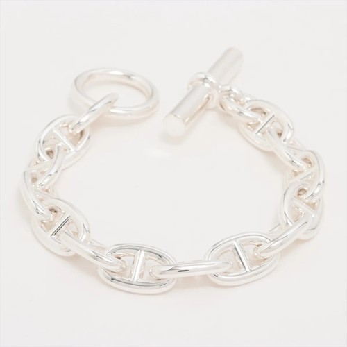 Bracciale Hermès Chaîne d'Ancre MM 14 cornici argento 925 52 1 g