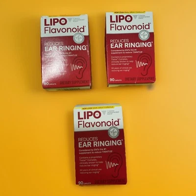 Lipo Flavonoide Reduce El Zumbido en los Oídos• 90 Comprimidos (Lote de 3) Caduca 2027 Foto 1 de 2