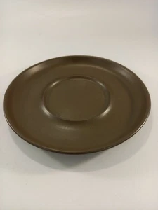 Denby Chevron side plate x1 green brown 6.5in diameter VGC - Picture 1 of 8