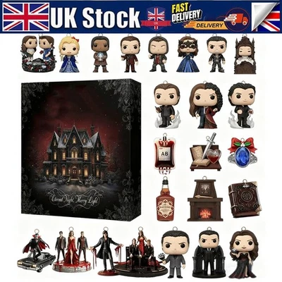 Calendario de Adviento 2025 The Vampire Diaries 24 días cuenta regresiva de Navidad regalo de Navidad