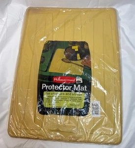 Alfombrilla protectora amarilla de mostrador y estufa Rubbermaid 1975 vintage #1312 nueva en paquete 13x17 - Imagen 1 de 2