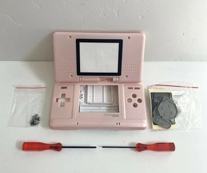 Replacement Housing for Original Nintendo DS Shell Screen Tools White Pink - Picture 1 of 4