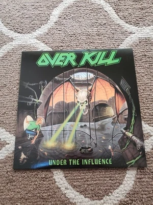 Overkill Under the Influence 1988 LP Megaforce Records Original Press - Image 1 of 4