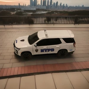 1/64 Greenlight Police Custom  NYPD HIGHWAY PATROL 2021 Chevy Tahoe PPV - Picture 1 of 9