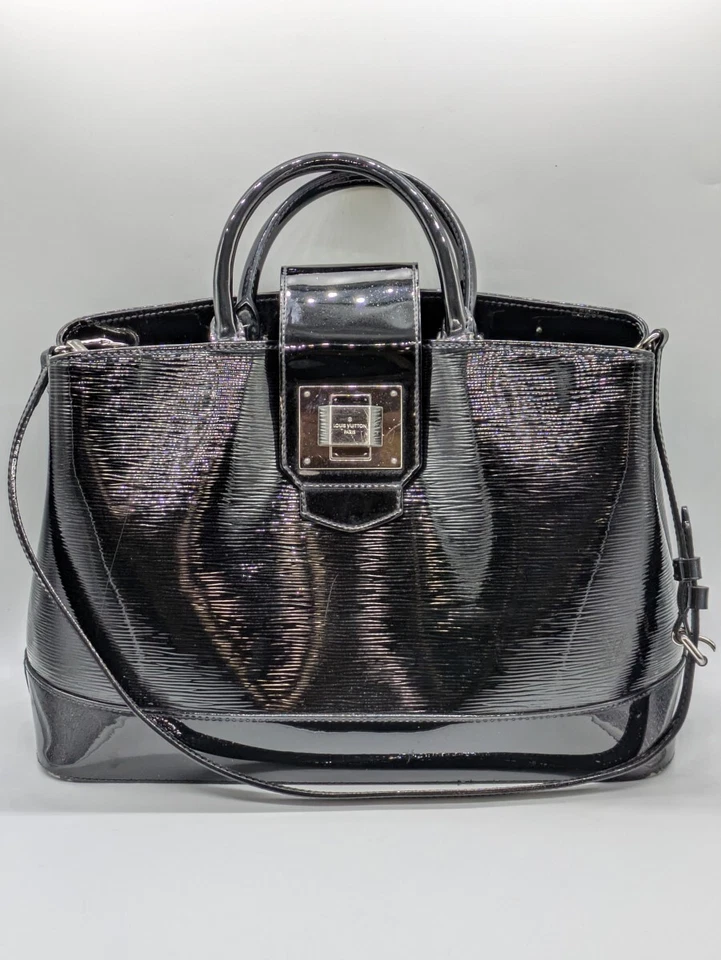 LOUIS VUITTON MIRABEAU GM Black EPI ELECTRIC Leather Purse Shoulderb (EC2005191) - Image 1 of 4
