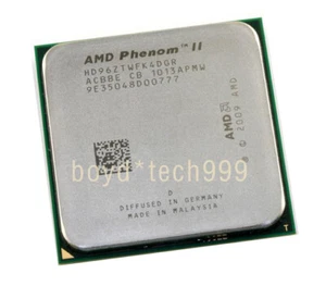 AMD Phenom II X4 960T HD96ZTWFK4DGR CPU Quad-Core 3 GHz 6M Socket AM3 Processors - Picture 1 of 4