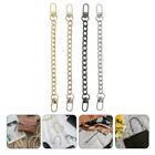 4 Pcs Taschendekor Metall Flache Bag Chain Schultertaschen