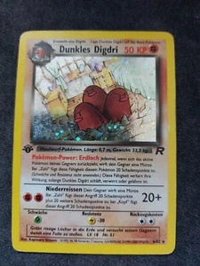 Pokemon Karten TCG - Dunkles Digdri - Team Rocket 6/82 (1st Edition) - Bild 1 von 6