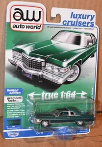 AUTO WORLD 1975 CADILLAC COUPE DeVille LIMITED EDITION NEW - Picture 1 of 7