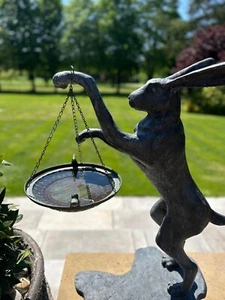Hanging Classic Bird Bath Water Bowl Seed Nut Feeder Garden Outdoor Decoration - Picture 1 of 9