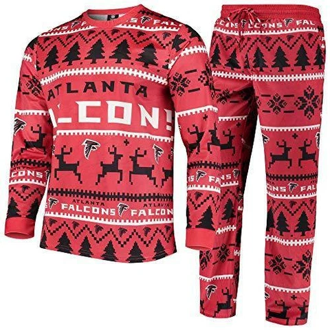 Atlanta Falcons NFL Family Holiday Pajamas - Womens - M Cover