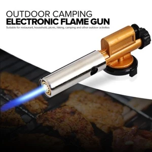 Gas Butan Flame Gun Brenner Gas Gun Feuerzeug BBQ Camping Welding Torch Lighter  - Picture 1 of 6