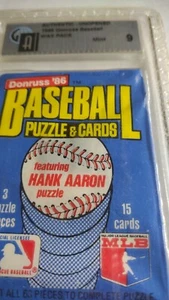 1986 Donruss Original BASEBALL CARD Unopened Wax Pack GAI 9 - Picture 1 of 6