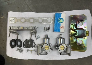 MGB Twin HS4 SU Carburettor set up Fully Refurbished Breather type Carbs - Picture 1 of 14