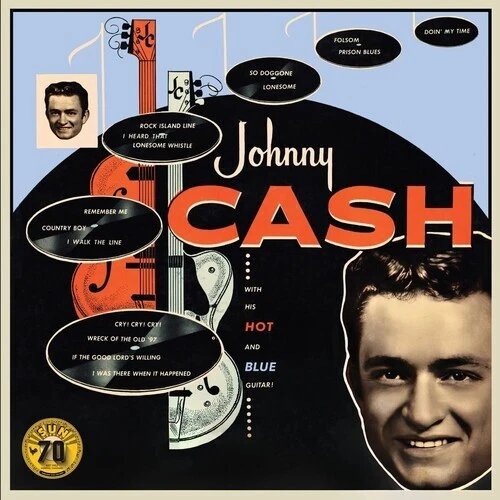 With His Hot and Blue Guitar (Sun Records 70th Anniversary) by Cash, Johnny (Record, 2022)