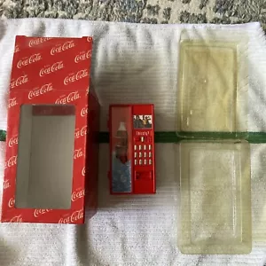 100% Auth Coca Cola Coke mini vending Machine metal toy rare - Picture 1 of 14
