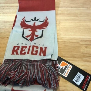 Atlanta Reign Ruffneck Overwatch League Schal - (rot und weiß) "58 Zoll x 6,5 Zoll - Bild 1 von 4