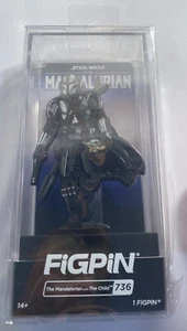 The Mandalorian with the Child FiGPiN 736 Season 2 Beskar Armor - Picture 1 of 2