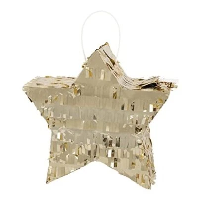  Luxurious Foil Gold Mini Star Shaped Pinata Favor Decoration -  Design &  - Image 1 of 3