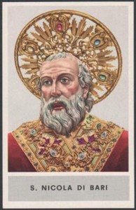 santino-holy card"S.NICOLA DI BARI