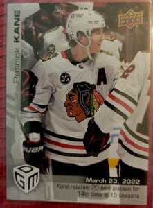 2021-22 Upper Deck Game Dated Moments /499 Patrick Kane #70