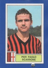 1971/72 PIER PAOLO SCARRONE MILAN PANINI FOOTBALLER FIGURE NEW MINT