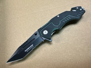 Humvee HMV EG1218-OD Filing Folder EDC Pocket Knife Tactical Black - Picture 1 of 8