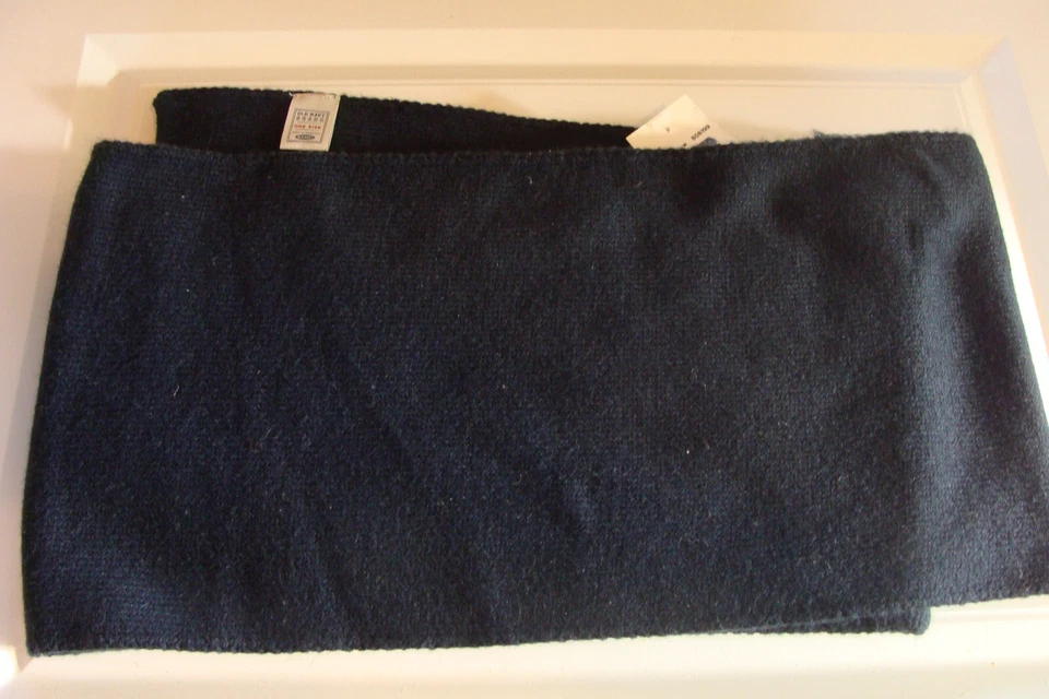Bufanda Old Navy para hombre/mujer 100 % acrílico negra con etiquetas Foto 1 de 1