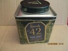HARRODS EMPTY TIN EARL GREY 42 VERY GOOD UNMARKED CONDITION no teabags