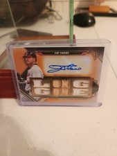 2021 Topps Triple Threads Jim Thome Orange Parallel Relic Autograph 7/18