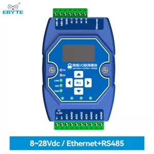Módulo de red de E/S ModBus TCP RTU 4 AI+ 4AO RS485 conmutador etérico de 4 puertos valor - Imagen 1 de 6