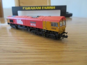 Graham Farish N Gauge 371-399 Class 66/7 The Flying Dustman Biffa 66783 DCC read - Picture 1 of 6
