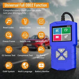 Automotive Code Reader Car OBD2 Scanner ODB2 Engine Battery Test Diagnostic Tool