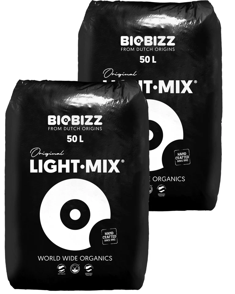 Biobizz Lightmix 100L, 2x50L organische Growerde, Biobizz Light Mix für Grower - Bild 1 von 4