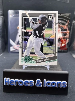 2023 Panini Donruss - Rated Prospect Oscar Colas #66 RC Chicago White Sox 🚨 - Image 1 of 2