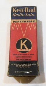 Tubo de radio Ken-Rad 6L7 sin usar, en caja - Imagen 1 de 5
