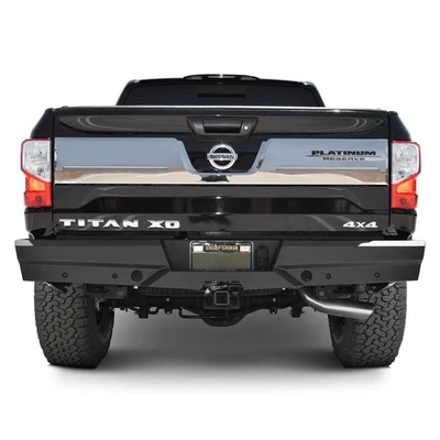 For Nissan TITAN 23-24 Elevation Series Full Width Textured Black Rear HD Bumper Foto 1 de 4