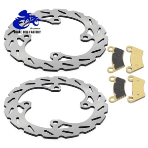 2x Rear Brake Disc Rotors Pads For Polaris Ranger 570 800 900 1000 / RZR 4 800 - Picture 1 of 17