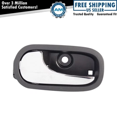 Manija de puerta interior delantera izquierda negra para Saturn Aura 2007-2009 Foto 1 de 3