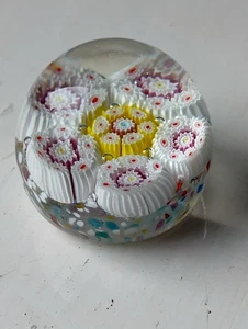 Small Vintage Murano Fratteli Toso? Millefiori Paperweight Plse see description - Picture 1 of 10