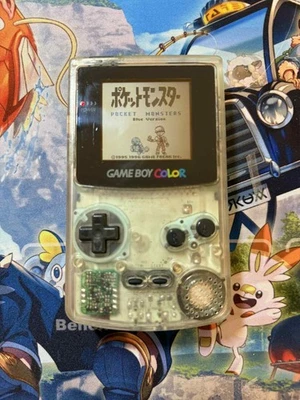Nintendo Game Boy Color Clear Handheld System - Clear (Tested, Works Perfectly) - Image 1 of 4