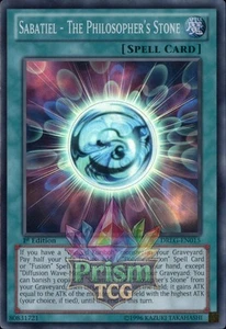 1st ed Sabatiel - The Philosopher's Stone super rare DRLG-EN015 Yugioh - Picture 1 of 1