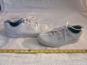 vintage womens Dexter slide-rite White/Blue Women's Bowling Shoes, size 7M. - Picture 1 of 12