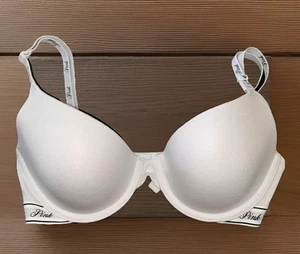 NWT PINK WEAR EVERYWHERE T-SHIRT LIGHTLY LINED BRA 32D - Picture 1 of 7
