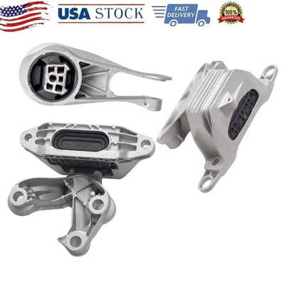 Juego de 3 soportes de transmisión automática para motor Chevrolet Malibu 2016 2017 2018 1,5 L Foto 1 de 4