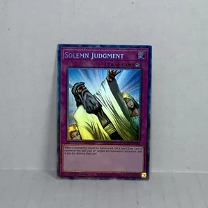 Yu-Gi-Oh! Solemn Judgment MAZE-EN063 Collector’s Rare 1st Edition Near Mint - Picture 1 of 12