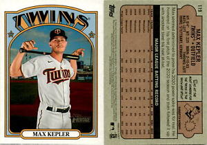 Max Kepler 2021 Topps Heritage Baseball Card 119  Minnesota Twins