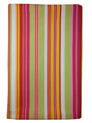 1 Yard Waverly Lauren Hancock L. H. Beach Umbrella Fabric appx 38 x 55 Striped - Image 1 of 4