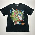 Vtg 1991 The Ren & Stimpy Show Single Stitch Nickelodeon Pop Culture T Shirt